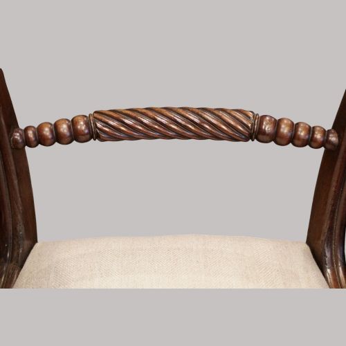 fig 7. Regency mahogany desk chair