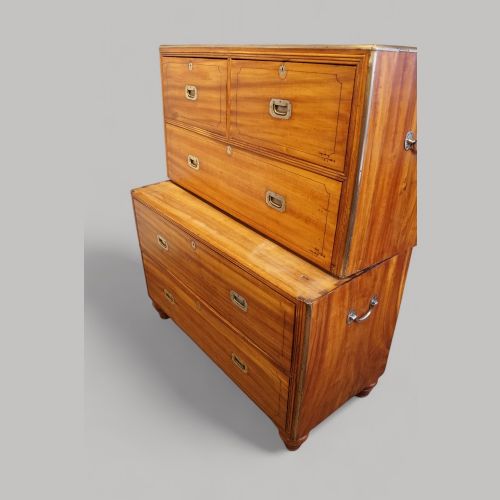 fig 1. Victorian camphorwood military chest