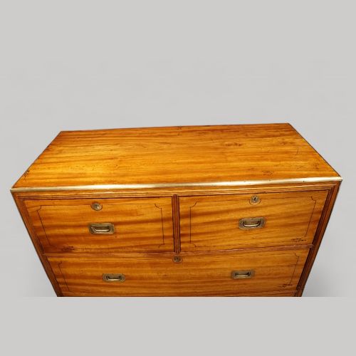 fig 6. Victorian camphorwood military chest