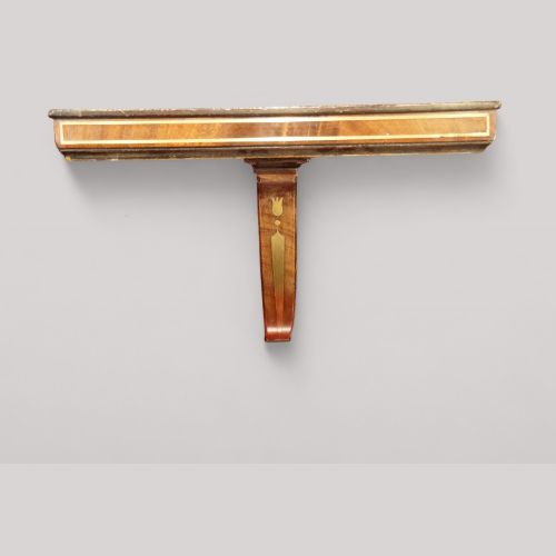 fig 1. Regency brass inlaid bracket clock
