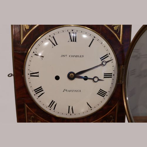 fig 2. Regency brass inlaid bracket clock