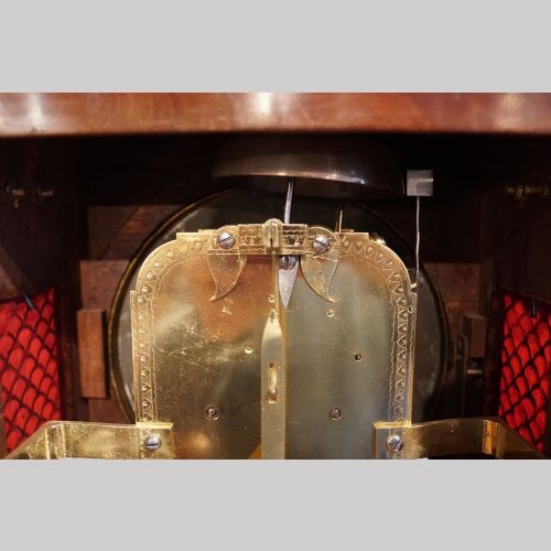 fig 3. Regency brass inlaid bracket clock