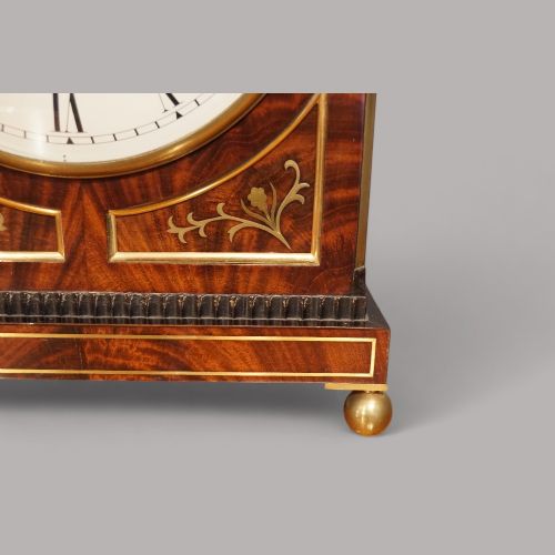 fig 4. Regency brass inlaid bracket clock