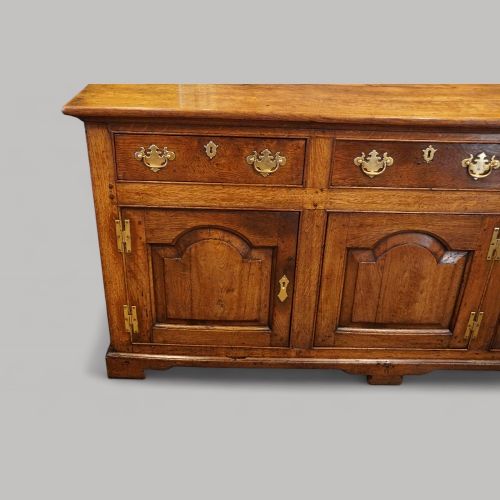 fig 2. Antique oak cupboard dresser base