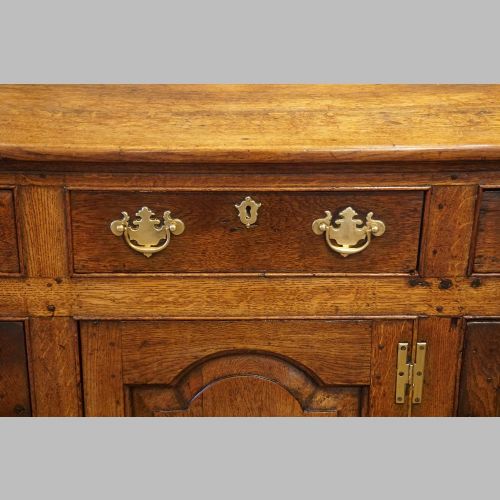 fig 3. Antique oak cupboard dresser base