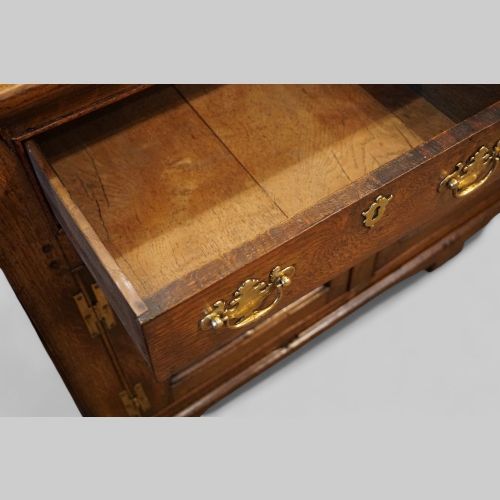 fig 6. Antique oak cupboard dresser base