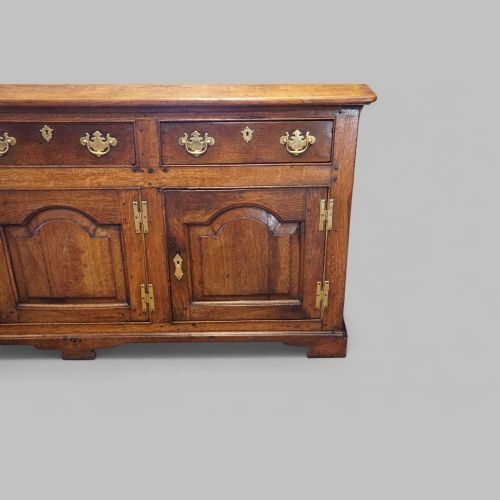 fig 7. Antique oak cupboard dresser base