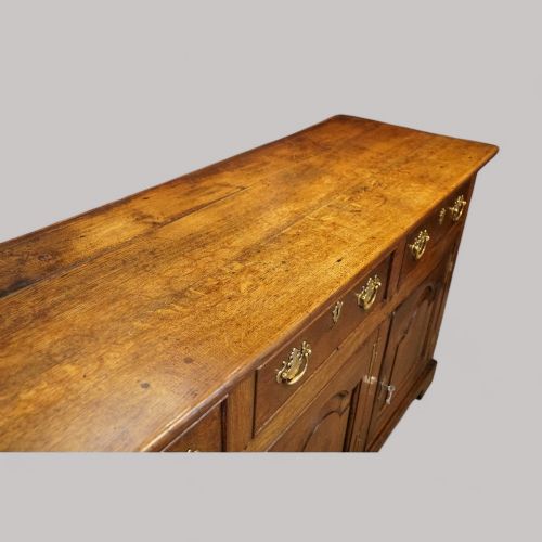 fig 9. Antique oak cupboard dresser base