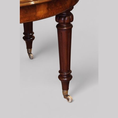 fig 6. Victorian walnut marquetry dining table