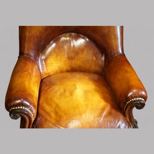 fig 4. William IV rosewood easy chair