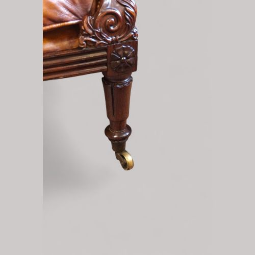 fig 5. William IV rosewood easy chair