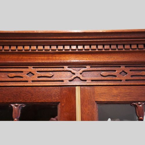 fig 3. Georgian style mahogany bookcase