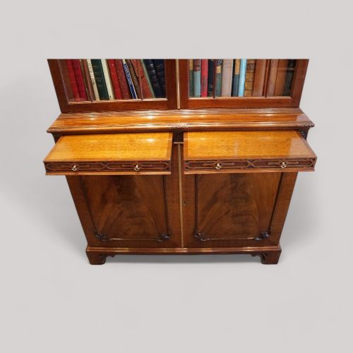 fig 4. Georgian style mahogany bookcase