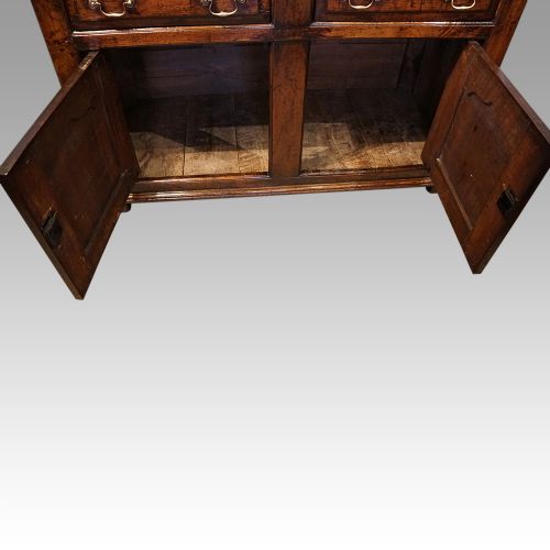 fig 6. 18th century Oak dresser base