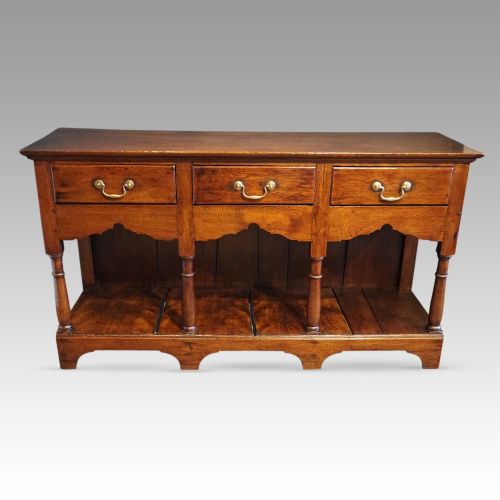 Antique Oak Dresser Base

