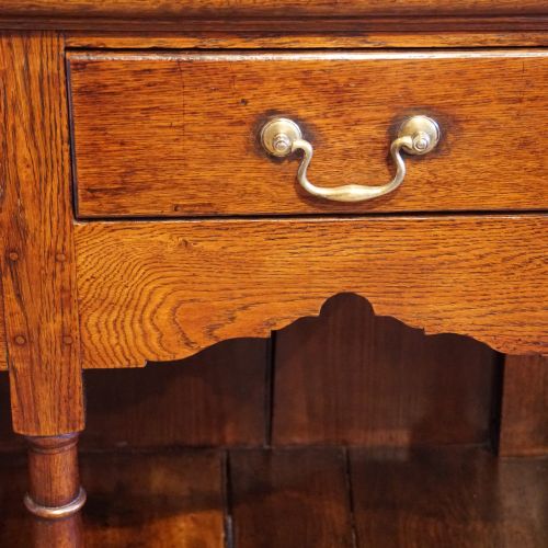 fig 5. Antique oak dresser base
