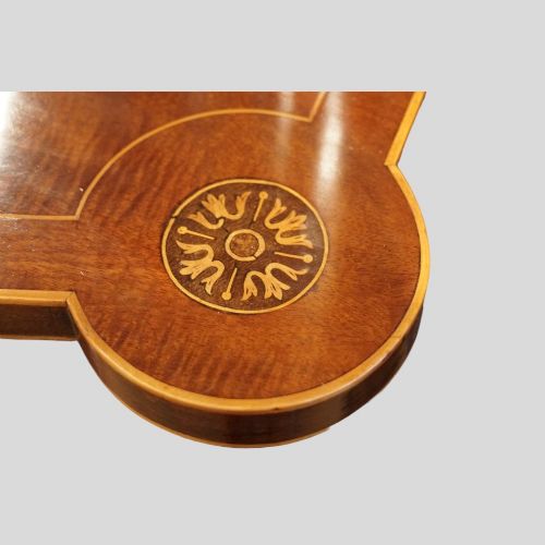 fig 4. Victorian inlaid mahogany display cabinet