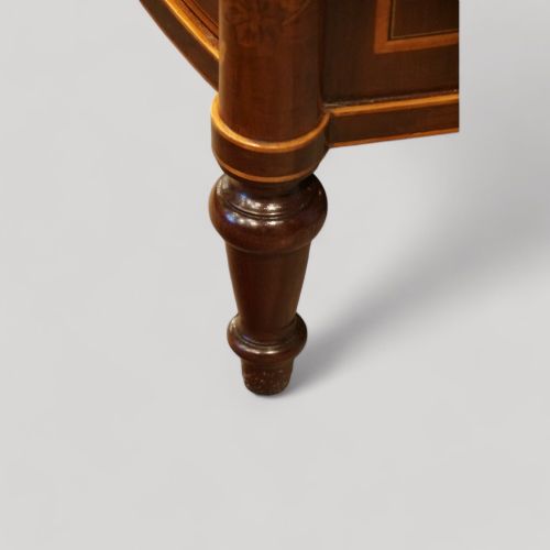 fig 6. Victorian inlaid mahogany display cabinet