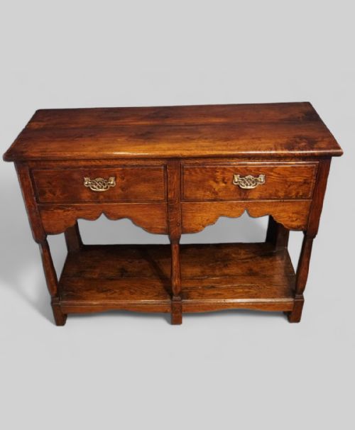 Antique Oak Cottage Dresser Base