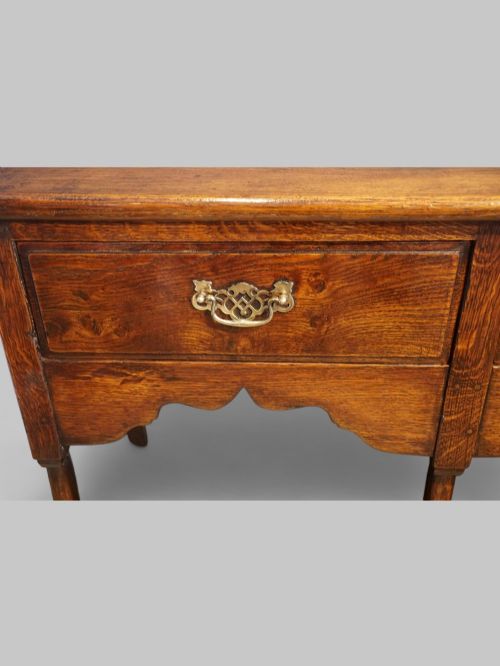 fig 5. Antique oak cottage dresser base