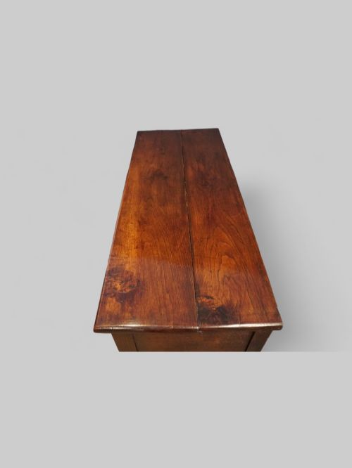 fig 6. Antique oak cottage dresser base