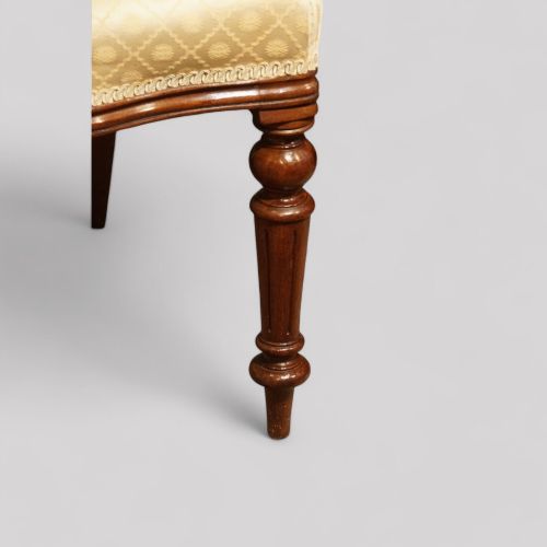 fig 3. Set of 8 Victorian balloon back dining chairs
