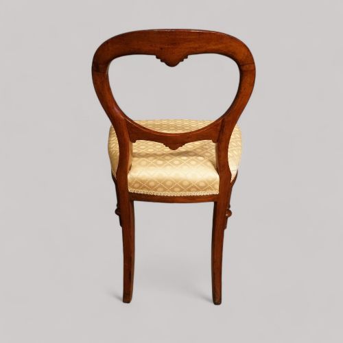 fig 4. Set of 8 Victorian balloon back dining chairs
