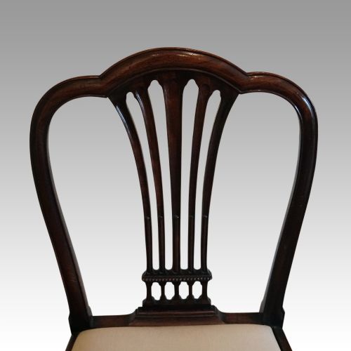 fig 2. Set of 8 Georgian style dining chairs