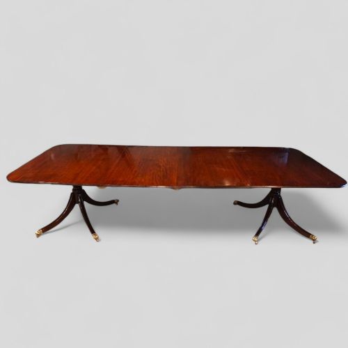 Large Georgian Style Mahogany Dining Table