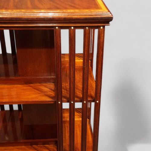 fig 5. Edwardian inlaid revolving bookcase