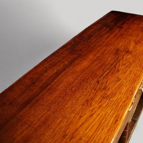 fig 7. Antique oak pot board dresser base