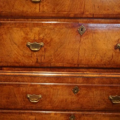 fig 6. Antique walnut chest on chest