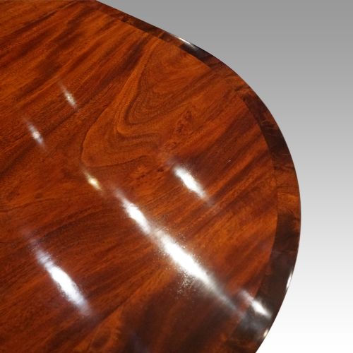 fig 2. George V mahogany pedestal dining table