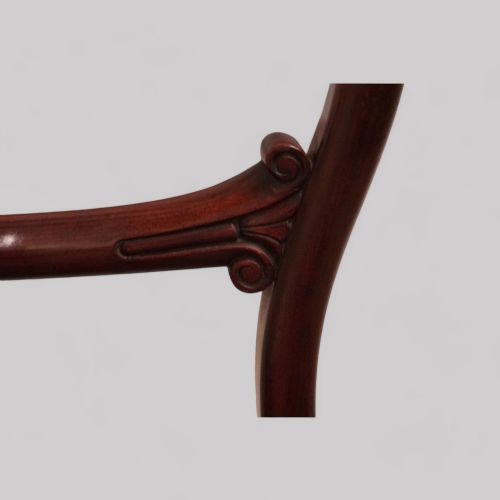 fig 6. Set of 8 mahogany George IV dining chairs