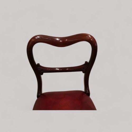 fig 7. Set of 8 mahogany George IV dining chairs