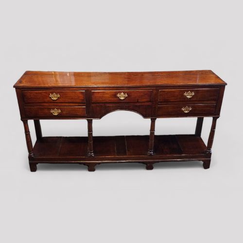 19thc Oak Pot Board Dresser