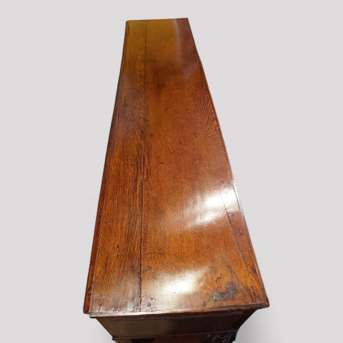 fig 1. 19thc oak pot board dresser