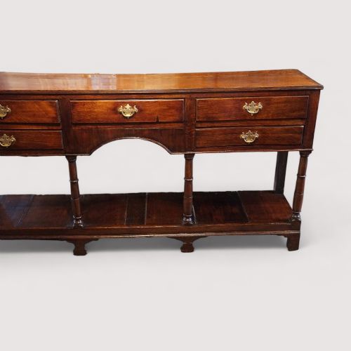 fig 8. 19thc oak pot board dresser