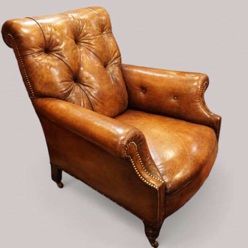 Victorian Leather Club Chair