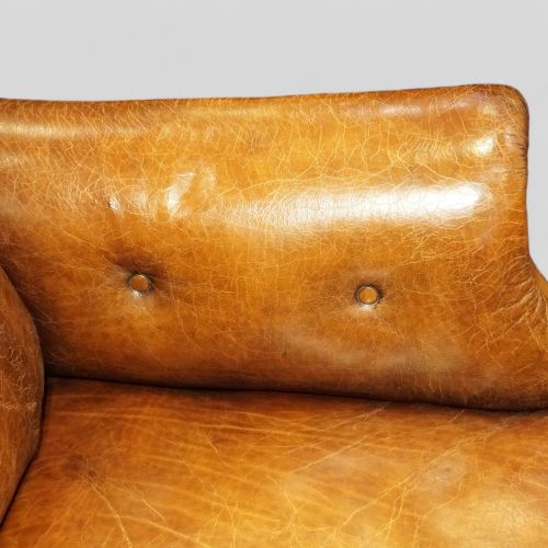 fig 3. Victorian leather club chair