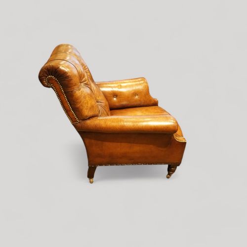 fig 7. Victorian leather club chair