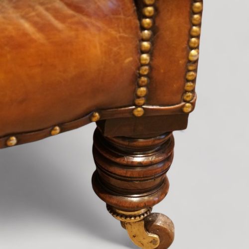 fig 8. Victorian leather club chair