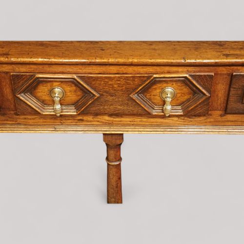 fig 2. 19thc oak pot board dresser base