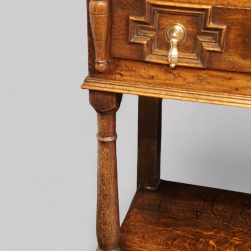 fig 4. 19thc oak pot board dresser base