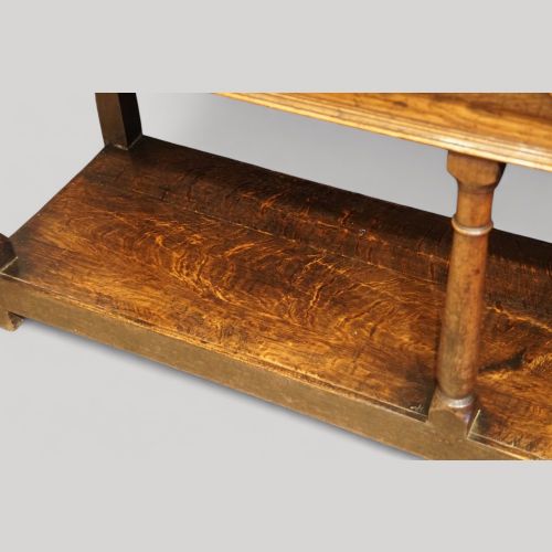 fig 5. 19thc oak pot board dresser base
