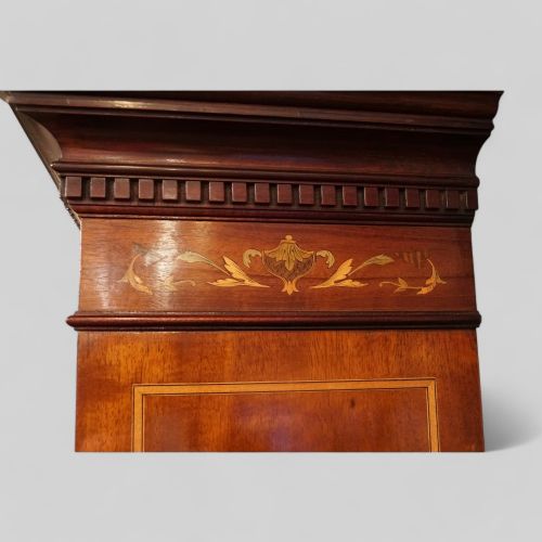 fig 9. Edwardian inlaid serpentine display cabinet