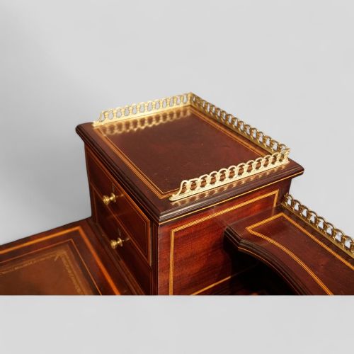 fig 1. Edwardian inlaid mahogany writing table