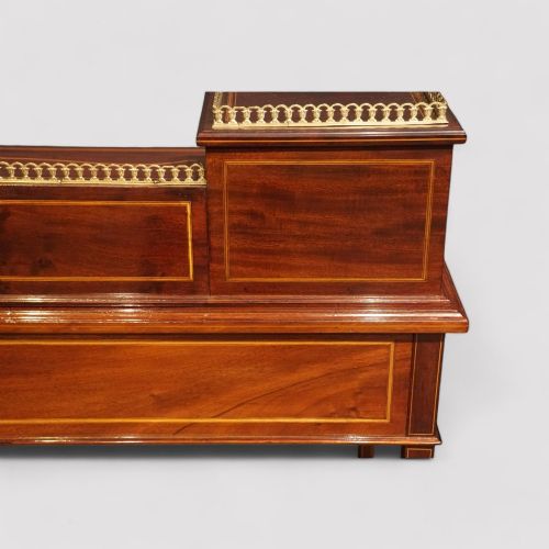 fig 3. Edwardian inlaid mahogany writing table