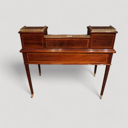 fig 4. Edwardian inlaid mahogany writing table
