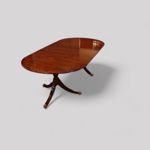 fig 1. Regency style mahogany dining table